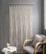 Finished Hoop Door Curtain Bohemian Tapestry Hand Woven Curtain European Style - Image 5