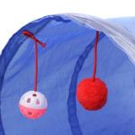 Pet Puzzle Cat Toy Collapsible Cat Tunnel Ringing Paper Cat Passage - Image 4