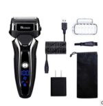 LCD Digital Display Electric Razor Reciprocating Rechargeable Shaver - Image 2