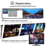 Streaming Media Car DVR Loop Recording Front And Rear Lens 1080P2K 12 Inch LCD Display Black Night Vision Full Touch Screen - Image 2