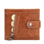 Black Angel Factory Source RFID Anti-theft Brush European And American Trend Men's Wallets Cowhide Men's Wallets - Image 3
