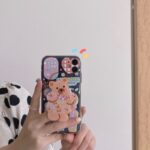 Compatible with Apple, Compatible with Apple , Ins Cute Bear Shatter-resistant IPhonex Apple 11 Mobile Phone Case - Image 2