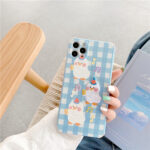 Compatible with Apple, Compatible with Apple , Apple 11Pro Embroidery Rainbow Duck Xr Mobile Phone Case Iphonexs Max All Inclusive 7 8plus Soft Case - Image 2