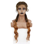 Front Lace Braid Wig Synthetic Fiber Braided Wig - Image 6
