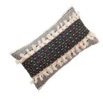 Bohemian Hand-woven Cotton Pillow - Image 2