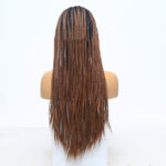Gradient Brown Three-strand Long Braid - Image 3