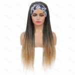 S Turban Wig Cover African Dirty Braid Hair Band Three-strand Braid Head Cover - Image 2