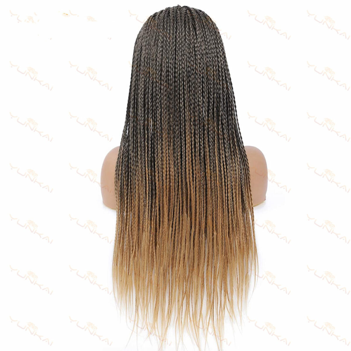 S Turban Wig Cover African Dirty Braid Hair Band Three-strand Braid Head Cover - Image 3