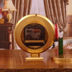 Jinming Earth European-style Clock, Light Luxury Retro Clock, Creative Decoration Clock - Image 2