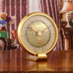Jinming Earth European-style Clock, Light Luxury Retro Clock, Creative Decoration Clock - Image 5