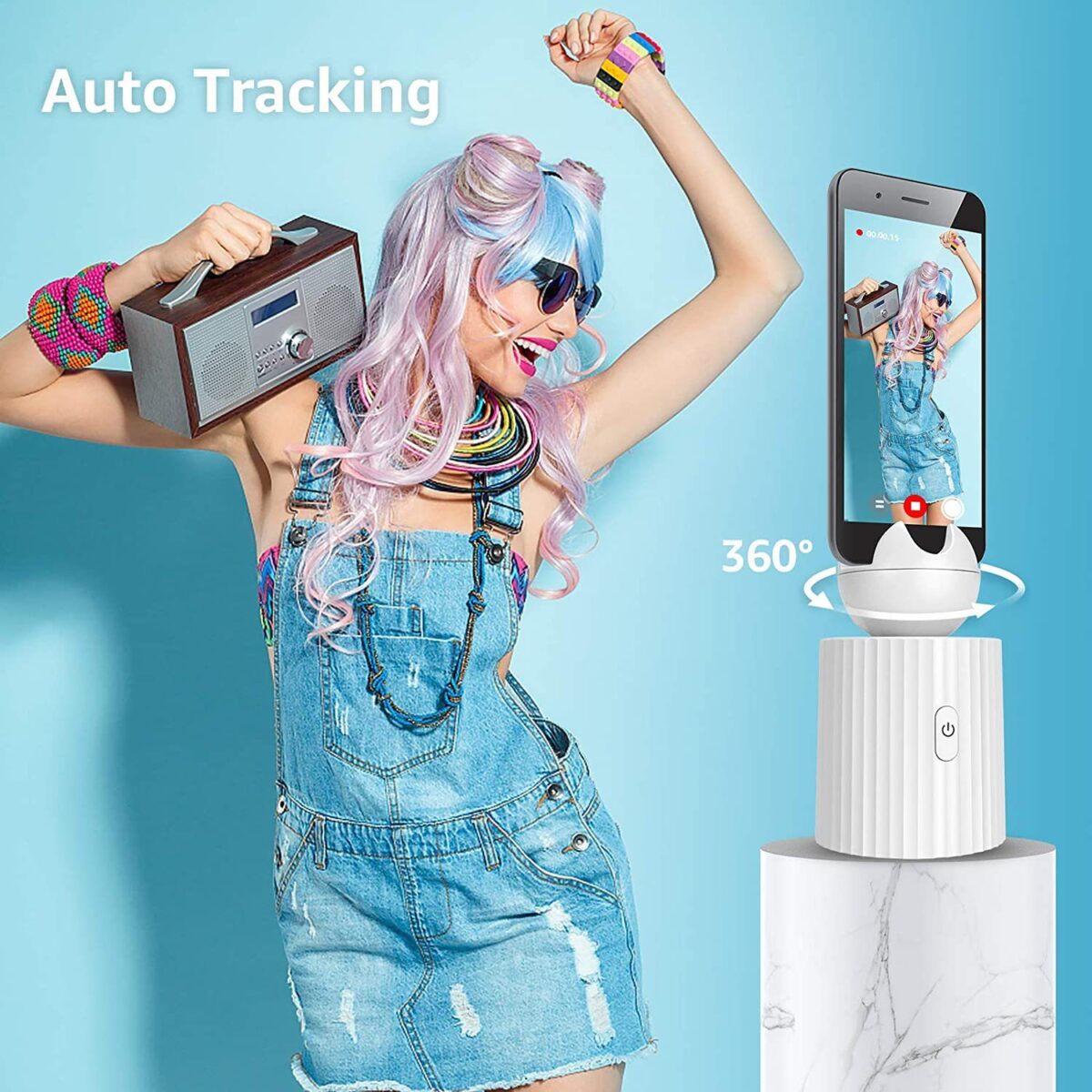 Rechargeable Smart Portable Selfie Stick - Image 1