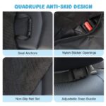 Car Pet Mat Orange Edging Car Pet Mat, Waterproof And Dirty Dog Mat Manufacturer Custom - Image 3