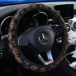 Beetle Printed Cloth Series Car Steering Wheel Cover - Image 4