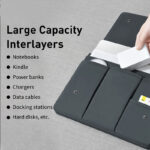 Compatible with Apple, Multi-compartment Handheld IPad Storage Bag Waterproof And Anti-collision Computer Bag - Image 3