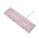 Mechanical Keyboard And Mouse Set Wired Round Key Wireless Laptop Desktop - Image 4