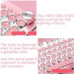 Mechanical Keyboard And Mouse Set Wired Round Key Wireless Laptop Desktop - Image 6