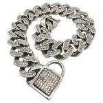 Dog Boogie Ring Pet Chain With Diamond Buckle Head Buckle Dog Chain - Image 7