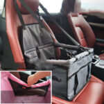 Basket Buckle With Cat And Dog Bag, Pet Car Seat, Anti-dirty Seat, Thickened Corgi Cushion Box - Image 9