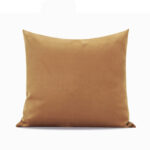 Wabi Wind Orange Coffee Color Frosted Leather Hand-woven By Bag Model Room Sales Prescription Pillow - Image 4