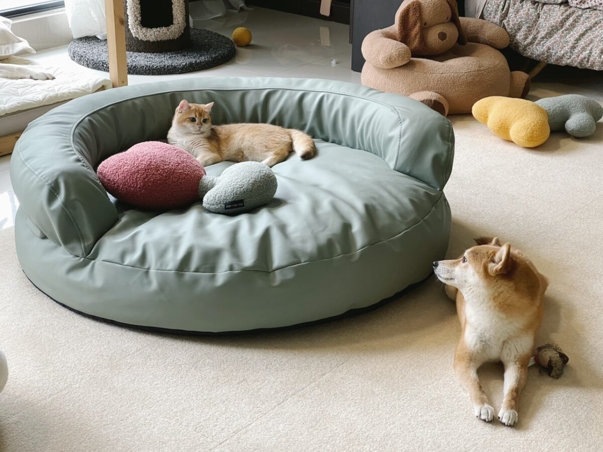 Removable And Washable Dog Kennel Cat Kennel Embroidered Characters - Image 8