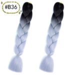 100G Gradient Twisted Bodice Color High Temperature Silk Chemical Fiber Braid - Image 4