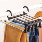 Telescopic Folding Multifunctional Pants Rack Pants Hanger Household - Image 6
