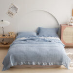 Japan Waffle Plaid Blankets for Bed Sofa Throws Cotton Yarn Towel Blanket for Kids Adult Summer Air Conditioning Quilt Bedspread - Image 2