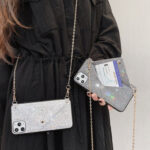 Mobile Phone Shell Luxury Sequins Card Wallet With Lanyard New P40pro Protective Cover - Image 4