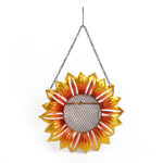Wrought Iron Metal Flower-Shaped Bird Feeder - Image 6