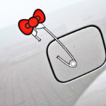 Creative Pin Bow Car Sticker - Image 3