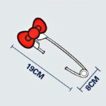 Creative Pin Bow Car Sticker - Image 4