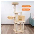 Multi-layer Jumping Platform Wooden Cat Toy Chamfer - Image 3