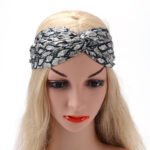 Silk satin cross hair band - Image 4
