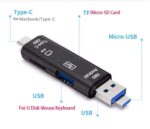 Type-C Micro USB To OTG Hub Adapter With TF Card Reader - Image 2