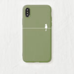 Compatible with Apple , Simple Paint Me Crow Line Kitten Phone Case - Image 2