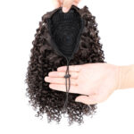 European and American wig chemical fiber fluffy ponytail - Image 2