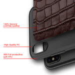Compatible with Apple , Leather phone case - Image 5