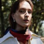 Silk Headband Scarf Detachable Single Wear Romantic French Style - Image 4