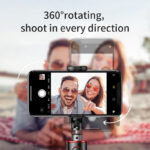 Compatible with Apple, Integrated Bluetooth remote control selfie stick with tripod - Image 5