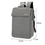 Manufacturers wholesale and customize new type of double shoulder bag multi function notebook PC package for men and women general business knapsack - Image 6