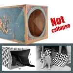 Peekaboo Kraft Paper Cat House Tunnel - Image 2