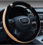 Steering wheel short plush car handle - Image 2
