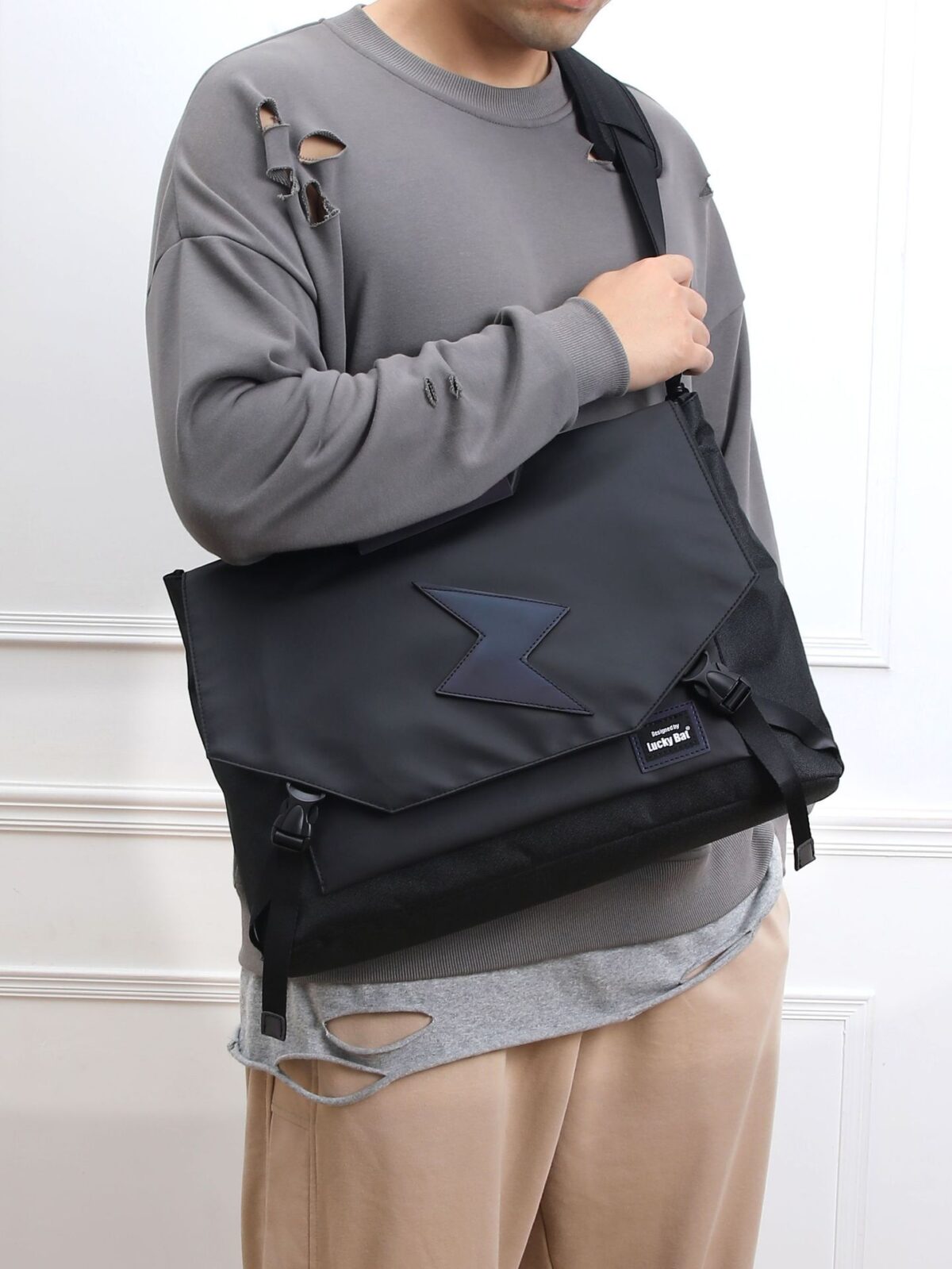 Laptop Bag Portable Messenger Bag Gaming Notebook Large Capacity Shoulder Bag - Image 2