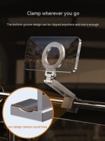 360-degree Rotating Folding Travel Mobile Phone Magnetic Bracket - Image 5