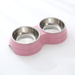 Double Pet Bowls Dog Food Water Feeder Stainless Steel Pet Drinking Dish Feeder Cat Puppy Feeding Supplies Small Dog Accessories - Image 8