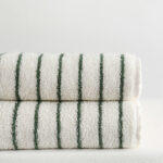 Parent-child Large Rhombus Striped Long-staple Cotton Yarn-dyed Household Towels Bath - Image 5