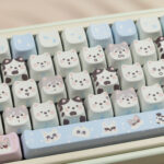 Cute Puppy Full Set PBT Sublimation Key Cap For Keyboards - Image 2