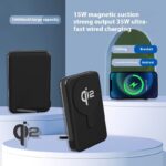 With Cable 35W New QI2 Magnetic Wireless Power Bank - Image 8