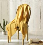 Fringed Knitted Small Blanket Napping Blanket Sofa Blanket - Image 9