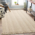 Handmade Natural Wool Living Room Milk White Modern Simple And Light Luxury Home Bedroom Bedside Calligraphy Carpet - Image 2